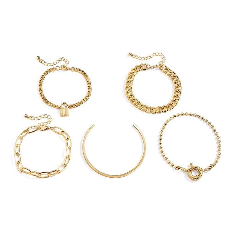 KIT PULSEIRAS PUNK METAL